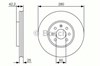 Диск тормозной передний 0986479S55 BOSCH