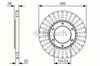 Передний тормозной диск 0986479U33 BOSCH