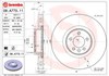 Диск тормозной передний 09A77311 BREMBO