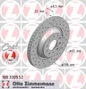 Задний дисковый тормоз 100330952 ZIMMERMANN