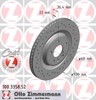 Дисковый тормоз 100335852 ZIMMERMANN