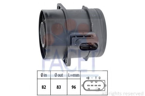 Датчик массового расхода воздуха 101359 FACET