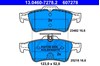 Колодки тормозные задние, дисковые 13046072782 ATE