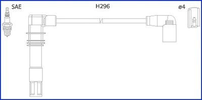 Провода высоковольтные в комплекте 134797 HITACHI