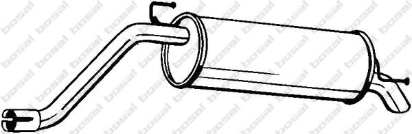 Выхлоп задний 148109 BOSAL