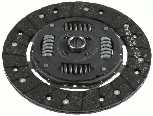 Диск зчеплення audi a3, seat ibiza ii, vw caddy ii, passat 1.8-2.0 88-04 (вир-во sachs)