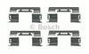 Bosch chevrolet установчий к-кт. гальм. колод. aveo 1.2, cruze 1.4 13-, ford transit connect 1.6 tdci, opel astra j 1.4 09-15 1 987 474 746