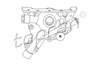 Помпа масляная Opel Corsa B