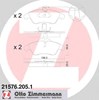 Комплект передних фрикционных элементов 215762051 ZIMMERMANN