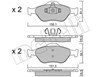 Колодки тормозные дисковые комплект 2203160 METELLI