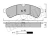 Колодки тормозные дисковые комплект 2208510 METELLI