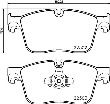 Колодки 2230201 TEXTAR