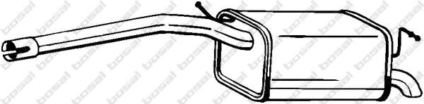 Глушитель  233059 BOSAL