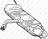 Глушник, алюм. сталь, задн. частина volkswagen golf v 2.0 tdi 10/03- (233-723) bosal 233-723