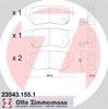 Колодки тормозные задние, дисковые 235431551 ZIMMERMANN
