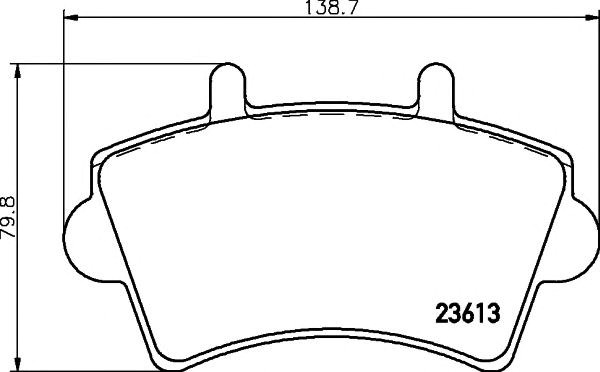 Колодки 2361301 TEXTAR