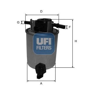 Корпус фильтра топливного 2402001 UFI