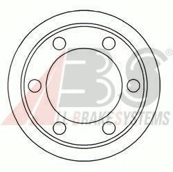Тормозной барабан 2406S ABS