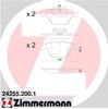 Колодки тормозные 242552001 ZIMMERMANN