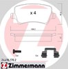 Колодки тормозные задние, дисковые 244961702 ZIMMERMANN