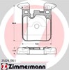 Задние колодки 250291701 ZIMMERMANN