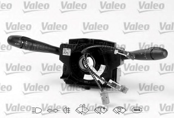 Valeo peugeot выключатель на рулевой колонке 206 251496