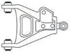 Рычаг передней подвески нижний, левый 2614 FRAP