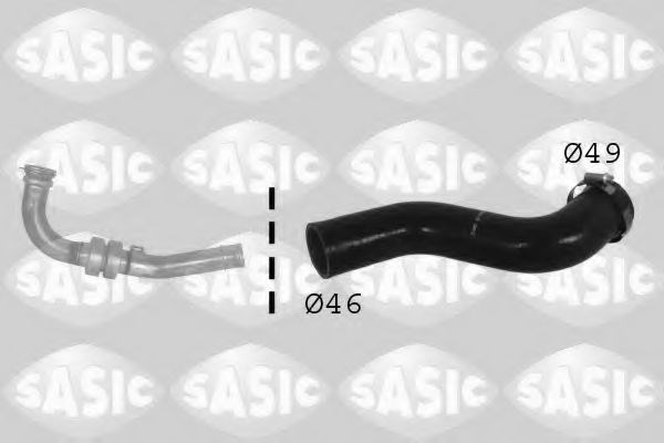 Шланг/патрубок интеркуллера 3334006 SASIC