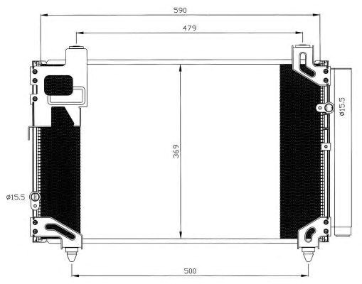 Конденсер 35596 NRF