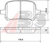 Колодки передние 37033 ABS