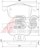 Колодки тормозные дисковые комплект 37097 ABS