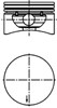 Поршень в комплекте на 1 цилиндр, 2-й ремонт (+0,50) 40380620 KOLBENSCHMIDT