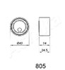 Ролик натяжителя газораспределительного ремня 4508805 ASHIKA