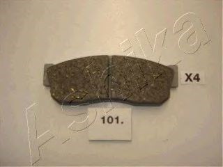 Колодки гальмівні передні дискові nissan sunny (вир-во ashika) 50-01-101