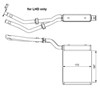 Радиатор печки 54303 NRF