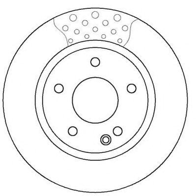 Ротор тормозной 562249JC BENDIX