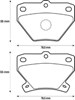 Колодки тормозные дисковые комплект 572450J BENDIX