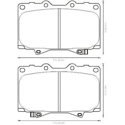 Колодки тормозные 572528J BENDIX