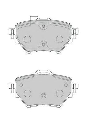 Задние колодки 573605J BENDIX
