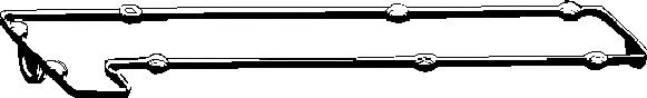 Прокладка клапанної кришки mb om603 без рег. дор. пр. (вир-во elring) 594.512