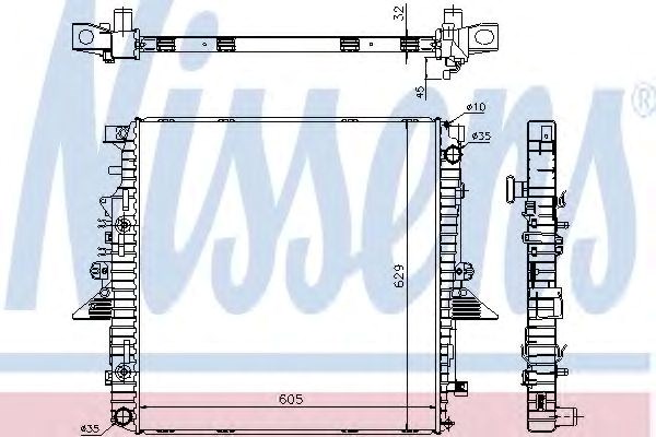 Радиатор 64320A NISSENS