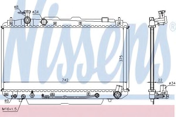 Радиатор 64644A NISSENS