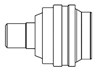 Шарнир угловых скоростей передний правый 661020 GSP