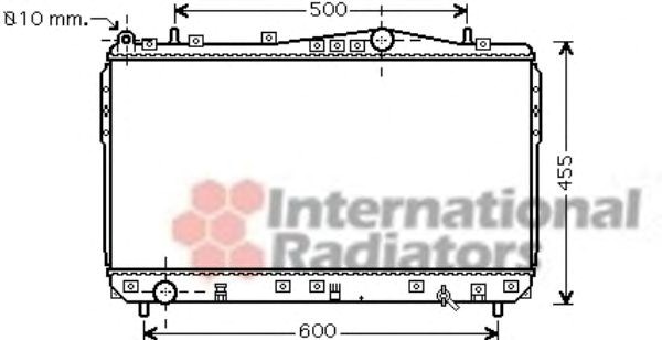 Радиатор 81002073 VAN WEZEL