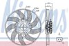 Электровентилятор охлаждения в сборе (мотор+крыльчатка), правый 85727 NISSENS