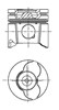 Поршня на 1 цилиндр, STD 8711470040 NURAL