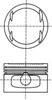 Поршня на 1 цилиндр, STD 8711610000 NURAL