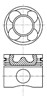 Поршня на 1 цилиндр, STD 8712740010 NURAL