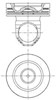 Поршня на 1 цилиндр, STD 8714360000 NURAL
