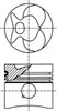 Поршень в комплекте на 1 цилиндр, STD 8717670000 NURAL